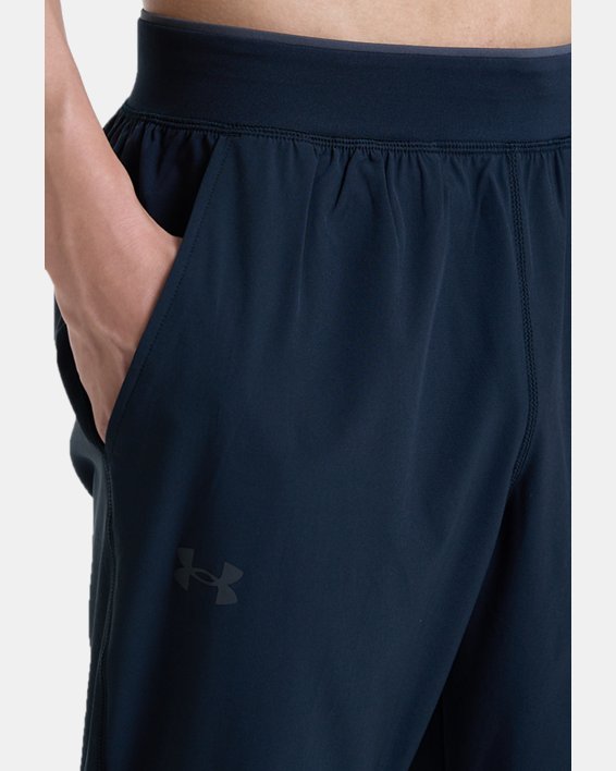 Men's UA Launch Pants in Black image number 4